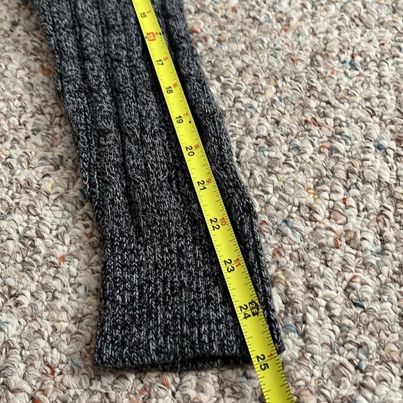 St John’s Bay• Charcoal Grey Cable Knit Sweater, Size XL - Picture 12 of 15